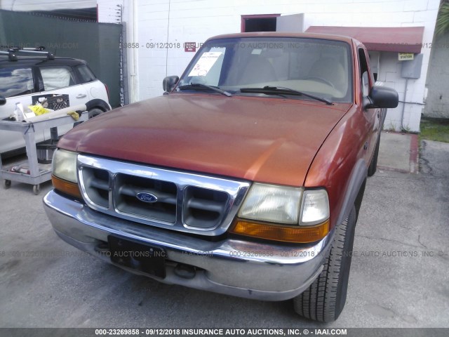 1FTZR15X3XTA92786 - 1999 FORD RANGER SUPER CAB ORANGE photo 6