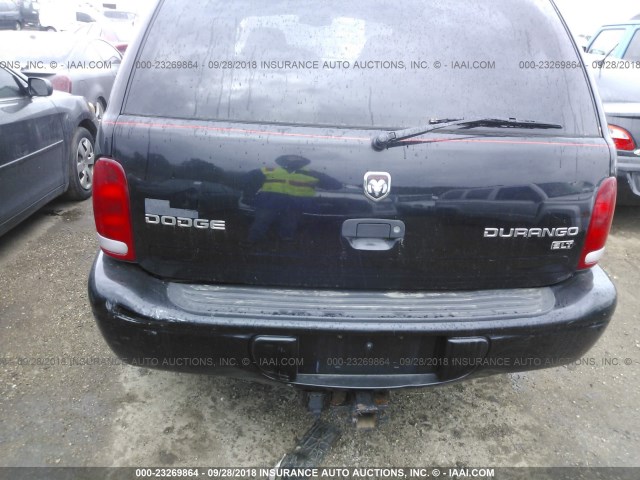 1D4HS58N03F517930 - 2003 DODGE DURANGO SLT PLUS BLACK photo 6