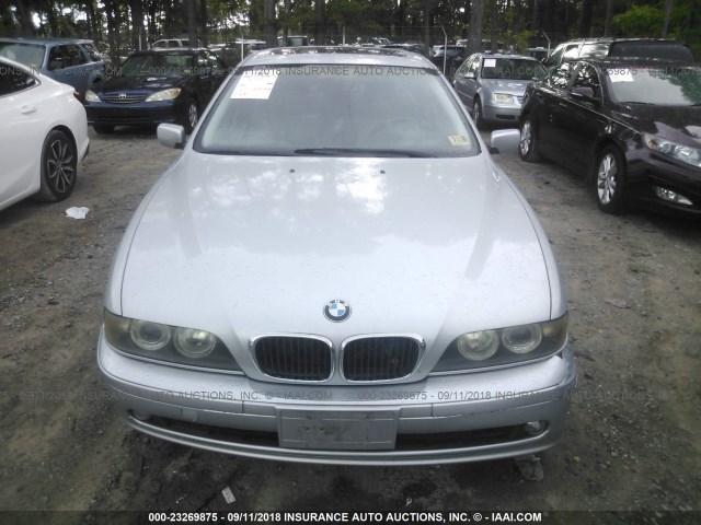 WBADT43421GX24180 - 2001 BMW 525 I AUTOMATIC SILVER photo 6