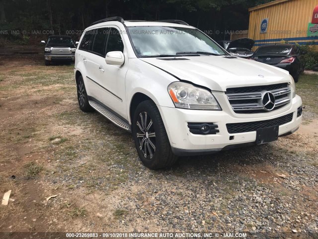 4JGBF71E69A462768 - 2009 MERCEDES-BENZ GL 450 4MATIC WHITE photo 1