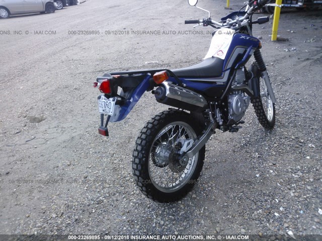 JYADG24E9HA007111 - 2017 YAMAHA XT250 BLUE photo 4