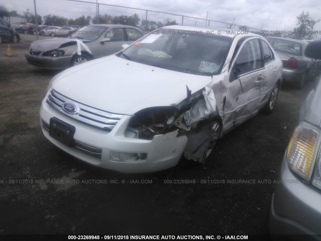 3FAHP08199R169948 - 2009 FORD FUSION SEL WHITE photo 2