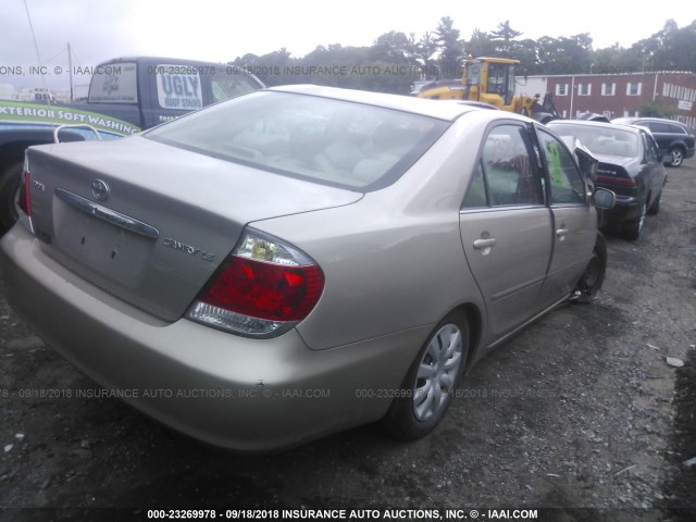 4T1BE32K36U121645 - 2006 TOYOTA CAMRY LE/XLE/SE GOLD photo 4