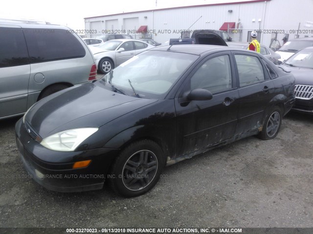 1FAFP34301W253982 - 2001 FORD FOCUS SE/SE SPORT BLACK photo 2