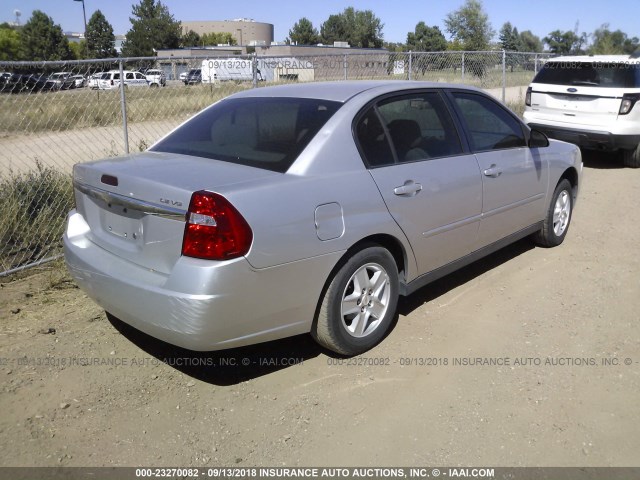 1G1ZT52884F215409 - 2004 CHEVROLET MALIBU LS 银色 照片 4