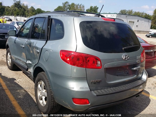 5NMSG73D58H172385 - 2008 HYUNDAI SANTA FE GLS GRAY photo 3