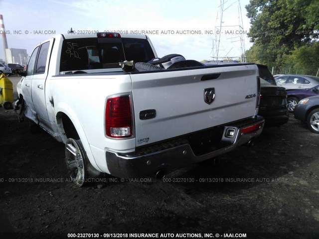 1C6RR7PTXFS786528 - 2015 RAM 1500 LONGHORN WHITE photo 3