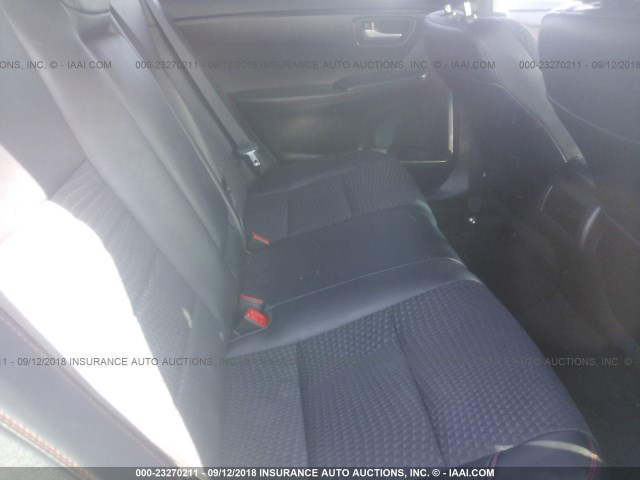 4T1BF1FK3FU038972 - 2015 TOYOTA CAMRY LE/XLE/SE/XSE WHITE photo 8