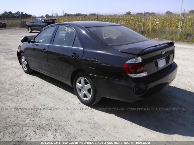 4T1BE32K75U046298 - 2005 TOYOTA CAMRY LE/XLE/SE Қара фото 3