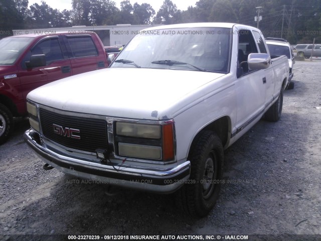 2GTEK19K3N1500210 - 1992 GMC SIERRA K1500 WHITE photo 2