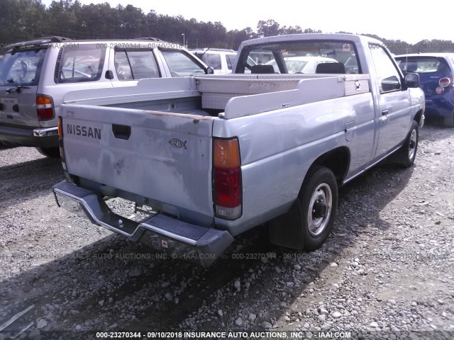 1N6SD11S5MC397130 - 1991 NISSAN TRUCK SHORT WHEELBASE BLUE photo 4