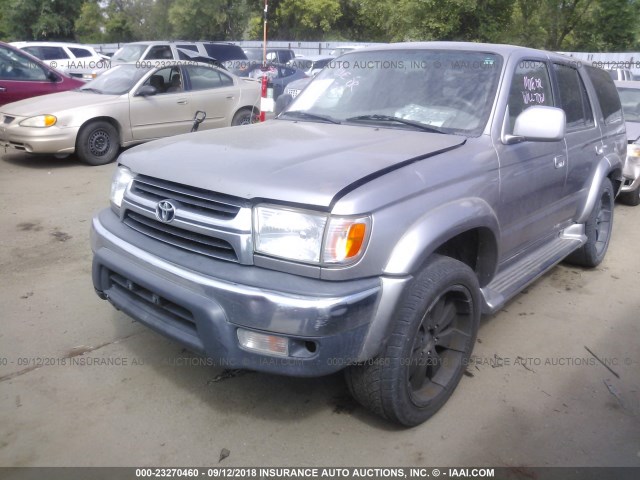 JT3HN86R810339569 - 2001 TOYOTA 4RUNNER SR5 SILVER photo 2