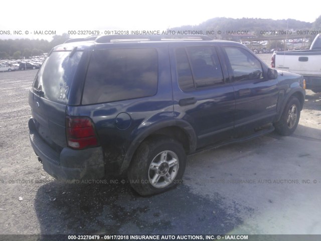 1FMZU62K84UB20393 - 2004 FORD EXPLORER XLS/XLS SPORT BLUE photo 4