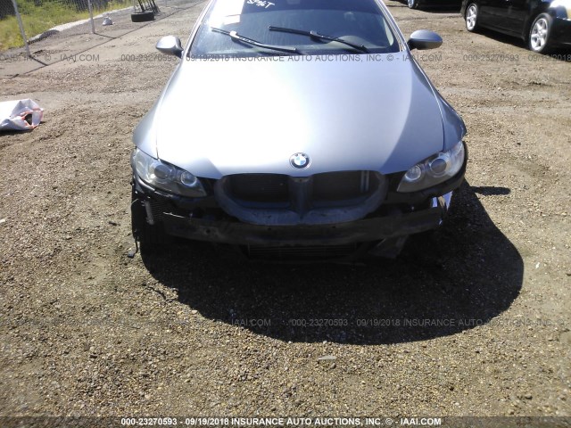 WBAWB73558P042412 - 2008 BMW 335 I GRAY photo 6