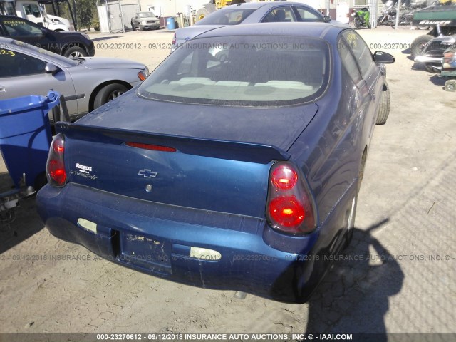 2G1WW12E549284897 - 2004 CHEVROLET MONTE CARLO LS ლურჯი ფოტო 4
