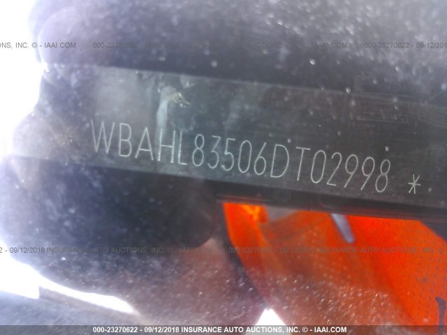 WBAHL83506DT02998 - 2006 BMW 750 I WHITE photo 9