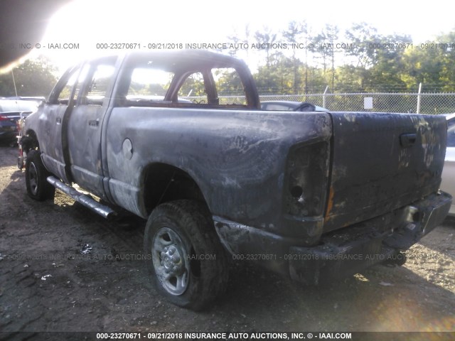 3D7KU28DX4G174309 - 2004 DODGE RAM 2500 ST/SLT 黑色 照片 3