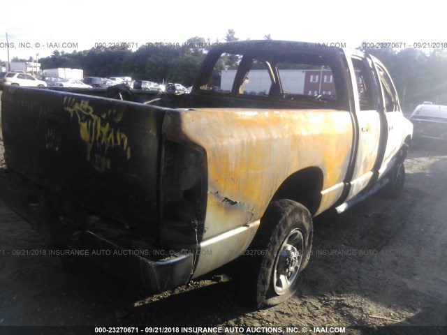 3D7KU28DX4G174309 - 2004 DODGE RAM 2500 ST/SLT 黑色 照片 4