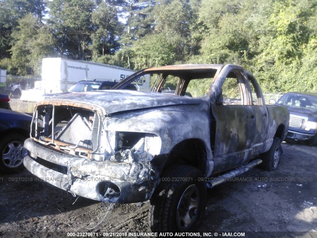 3D7KU28DX4G174309 - 2004 DODGE RAM 2500 ST/SLT 黑色 照片 6