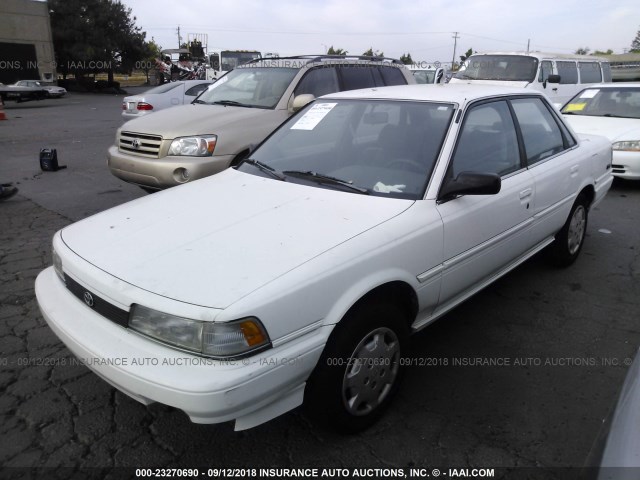 4T1SV21E1MU331504 - 1991 TOYOTA CAMRY DLX WHITE photo 2