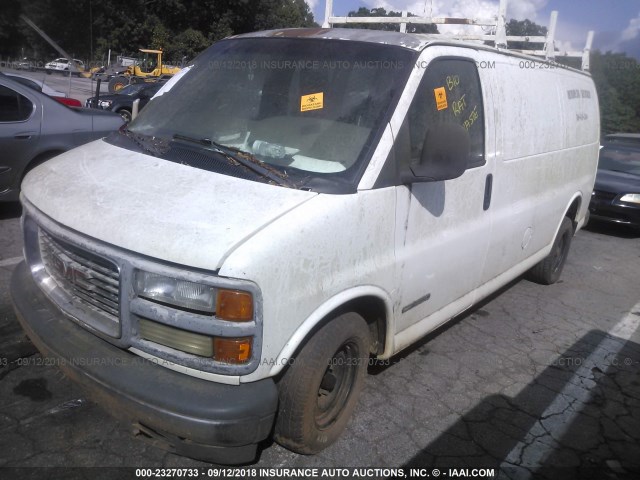 1GTEG15M7Y1145528 - 2000 GMC SAVANA G1500 WHITE photo 2