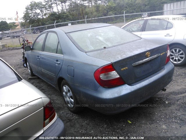 4T1BE32K53U694624 - 2003 TOYOTA CAMRY LE/XLE/SE Mavi foto 3