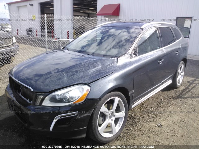 YV4902DZ1D2385135 - 2013 VOLVO XC60 T6 GRAY photo 2