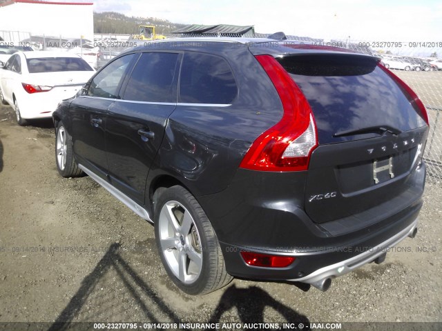 YV4902DZ1D2385135 - 2013 VOLVO XC60 T6 GRAY photo 3