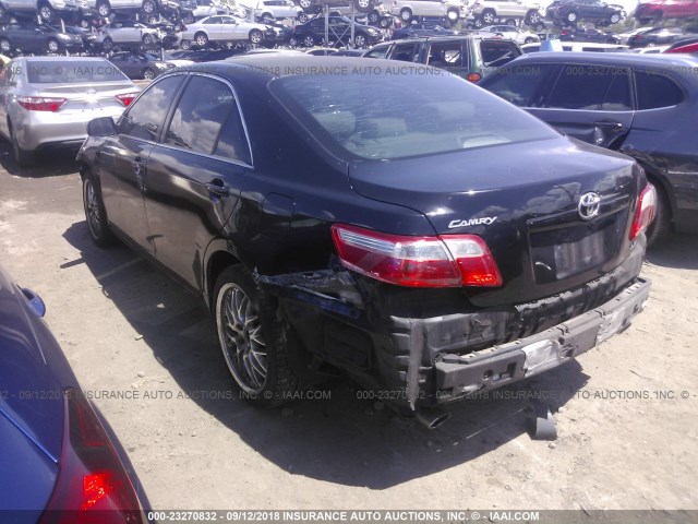 4T1BK46K27U529953 - 2007 TOYOTA CAMRY NEW GENERAT LE/XLE/SE BLACK photo 3