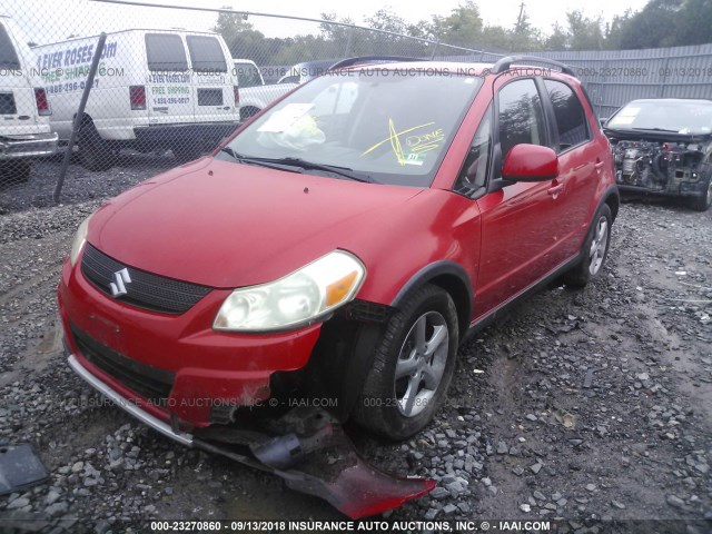 JS2YB413285111912 - 2008 SUZUKI SX4 CONVENIENCE RED photo 2