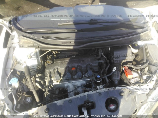 19XFB2F97DE028851 - 2013 HONDA CIVIC EXL 白色 照片 10