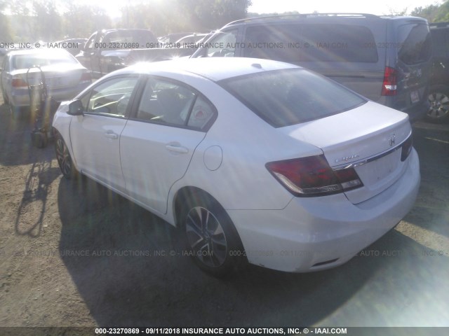 19XFB2F97DE028851 - 2013 HONDA CIVIC EXL 白色 照片 3