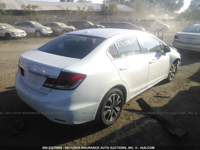19XFB2F97DE028851 - 2013 HONDA CIVIC EXL 白色 照片 4