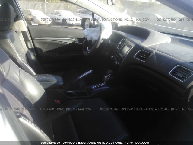 19XFB2F97DE028851 - 2013 HONDA CIVIC EXL 白色 照片 5