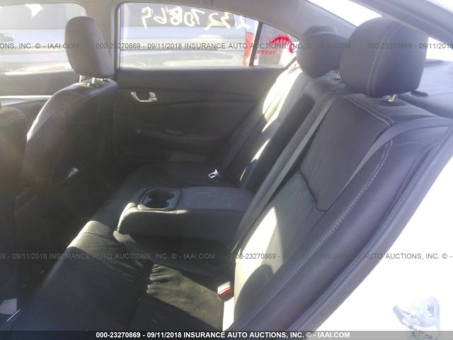 19XFB2F97DE028851 - 2013 HONDA CIVIC EXL 白色 照片 8