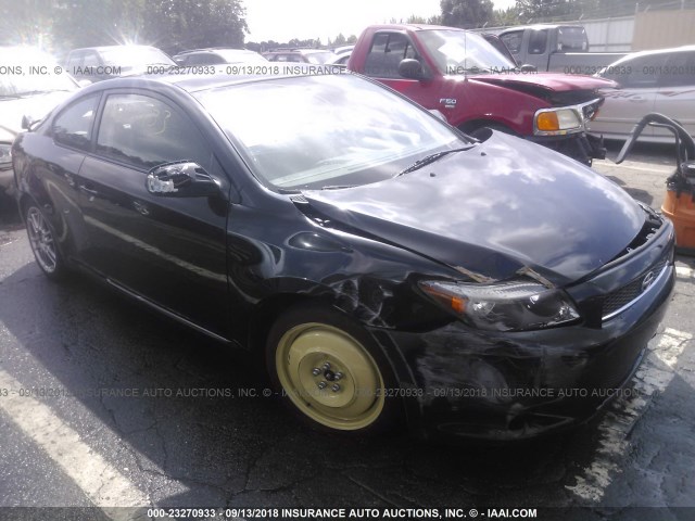 JTKDE177870167852 - 2007 TOYOTA SCION TC BLACK photo 1