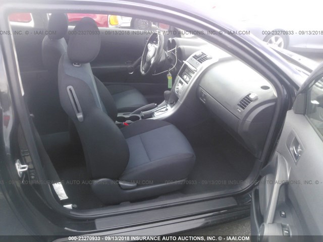 JTKDE177870167852 - 2007 TOYOTA SCION TC BLACK photo 5