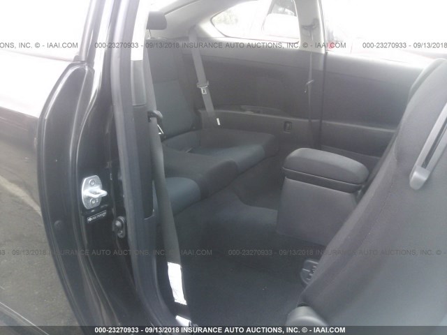 JTKDE177870167852 - 2007 TOYOTA SCION TC BLACK photo 8