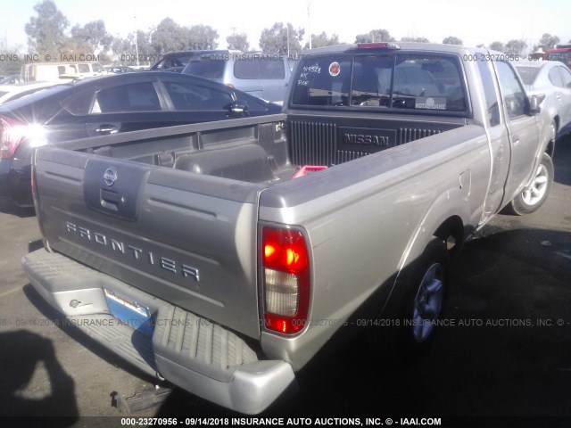 1N6DD26T34C419528 - 2004 NISSAN FRONTIER KING CAB XE GRAY photo 4