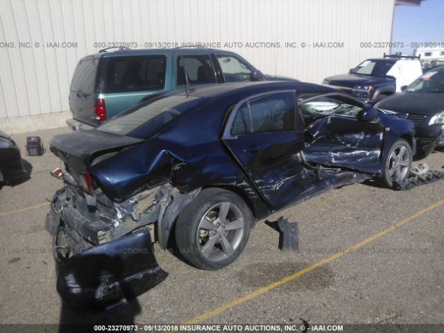 1G1ZJ57B48F212877 - 2008 CHEVROLET MALIBU 2LT BLUE photo 4