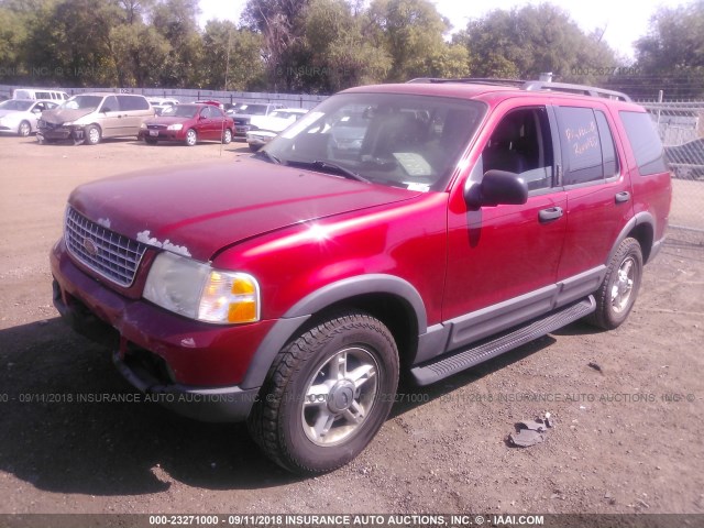 1FMDU73K33ZA70938 - 2003 FORD EXPLORER XLT/XLT SPORT/NBX RED photo 2