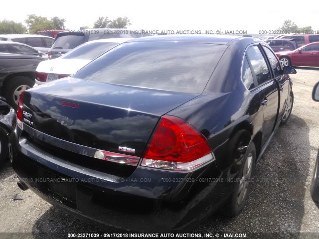 2G1WD5EM8B1216136 - 2011 CHEVROLET IMPALA POLICE BLACK photo 4