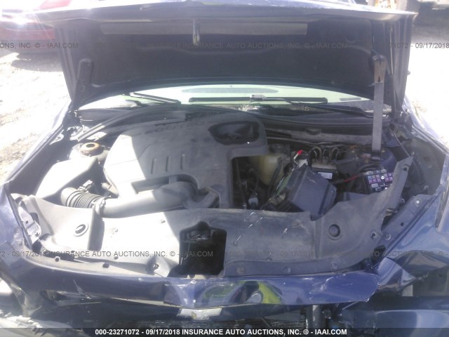 1G1ZG57B194168056 - 2009 CHEVROLET MALIBU LS Mavi foto 10