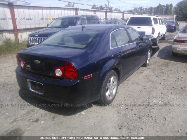 1G1ZG57B194168056 - 2009 CHEVROLET MALIBU LS Mavi foto 4