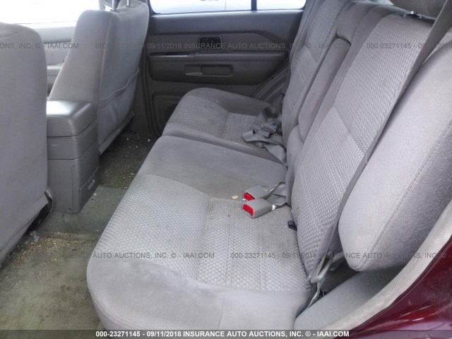 JN8DR09Y63W829841 - 2003 NISSAN PATHFINDER LE/SE BURGUNDY photo 8