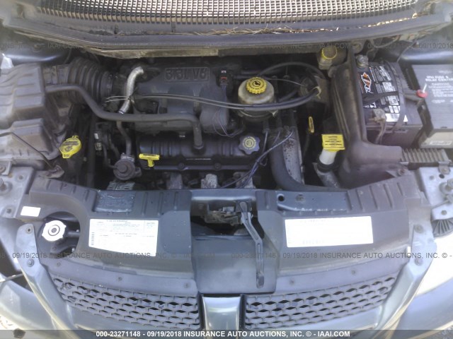 2B4GP44G41R184436 - 2001 DODGE GRAND CARAVAN SPORT ნაცრისფერი ფოტო 10