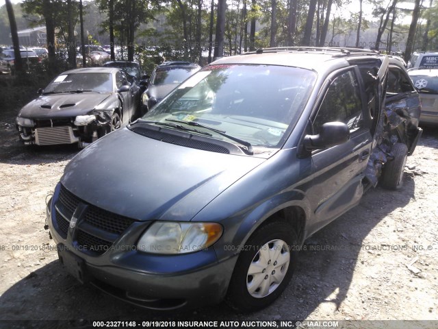2B4GP44G41R184436 - 2001 DODGE GRAND CARAVAN SPORT ნაცრისფერი ფოტო 2