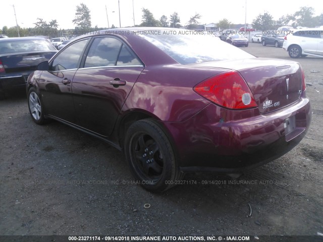 1G2ZG57B584273712 - 2008 PONTIAC G6 SE MAROON photo 3