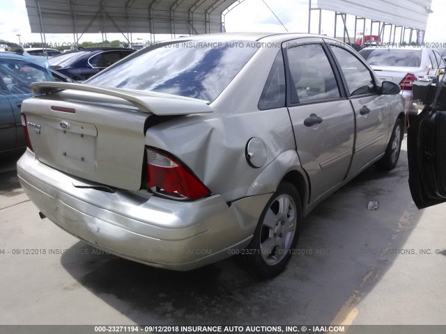 1FAFP34N37W107568 - 2007 FORD FOCUS ZX4/S/SE/SES თაფლისფერი ფოტო 4