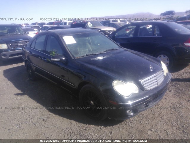 WDBRF54H26A848577 - 2006 MERCEDES-BENZ C GENERATION 2006 280 BLACK photo 1